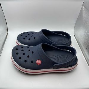 Crocs Crocband navy blue clogs women’s 7